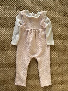 Patachou Blush Pink Babygrow size 18 months